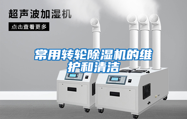 常用轉(zhuǎn)輪除濕機的維護和清潔