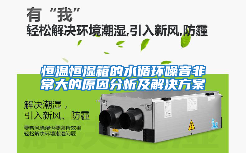 恒溫恒濕箱的水循環噪音非常大的原因分析及解決方案