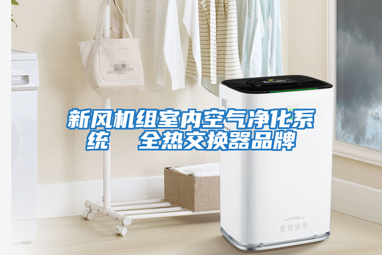 新風機組室內空氣凈化系統 全熱交換器品牌