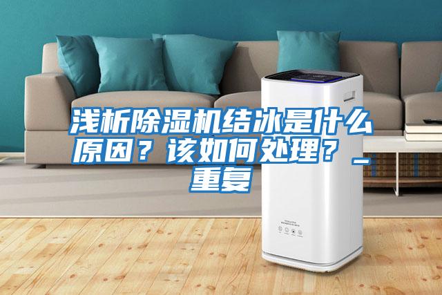淺析除濕機結冰是什么原因?該如何處理?_重復