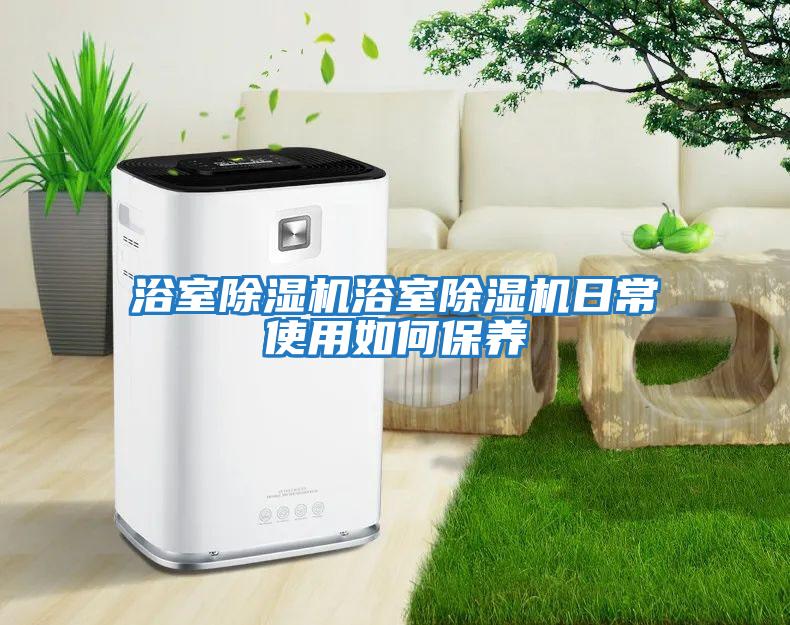 浴室除濕機浴室除濕機日常使用如何保養