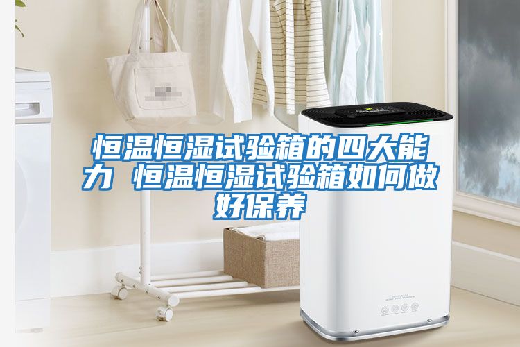 恒溫恒濕試驗箱的四大能力 恒溫恒濕試驗箱如何做好保養