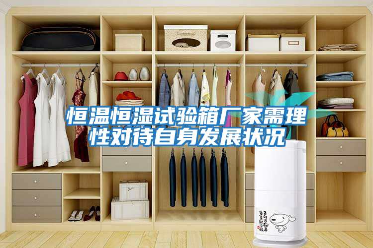 恒溫恒濕試驗箱廠家需理性對待自身發展狀況