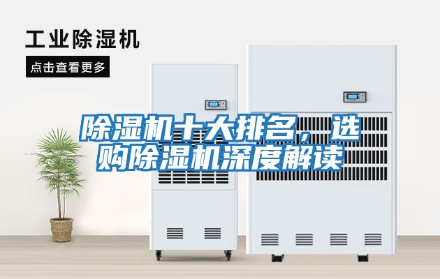 除濕機十大排名,選購除濕機深度解讀