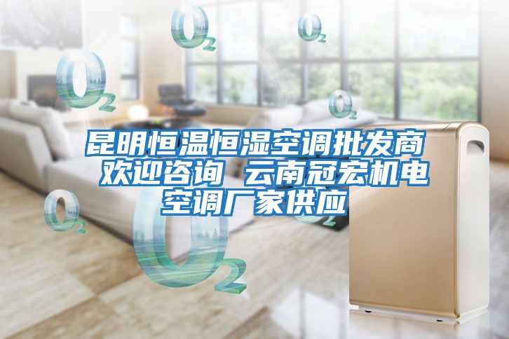 昆明恒溫恒濕空調(diào)批發(fā)商 歡迎咨詢 云南冠宏機電空調(diào)廠家供應