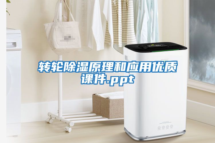 轉(zhuǎn)輪除濕原理和應用優(yōu)質(zhì)課件.ppt