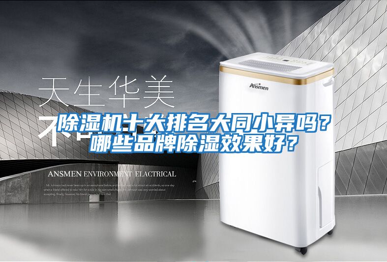 除濕機十大排名大同小異嗎？哪些品牌除濕效果好？