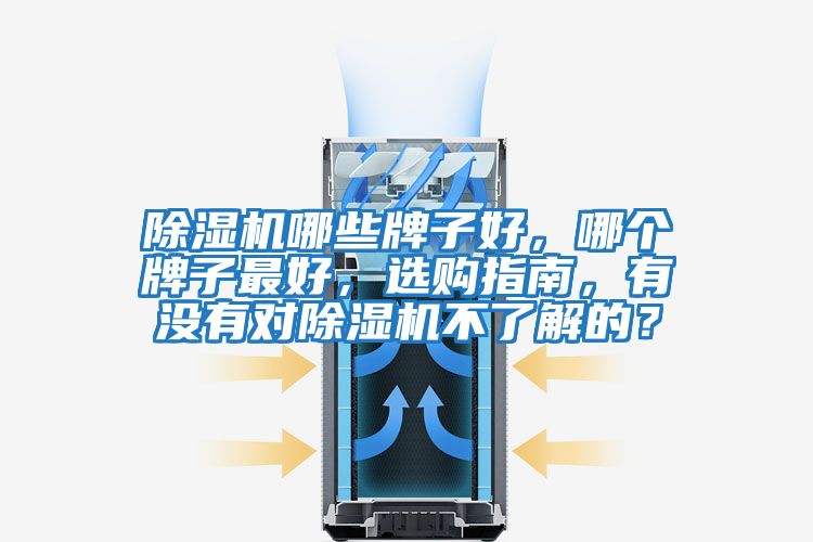 除濕機哪些牌子好，哪個牌子最好，選購指南，有沒有對除濕機不了解的？