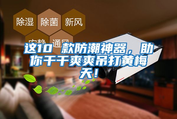 這10 款防潮神器，助你干干爽爽吊打黃梅天！