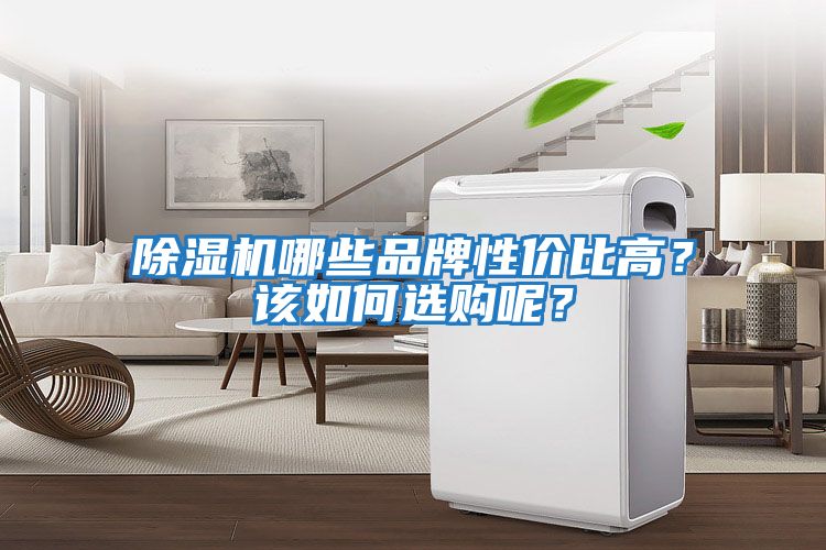 除濕機哪些品牌性價比高？該如何選購呢？