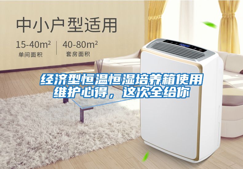 經濟型恒溫恒濕培養箱使用維護心得，這次全給你