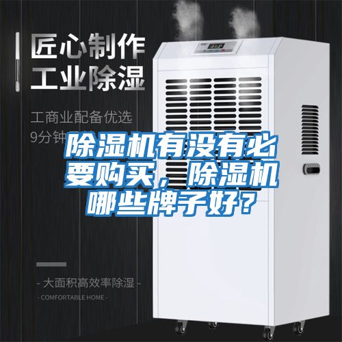 除濕機有沒有必要購買,除濕機哪些牌子好?