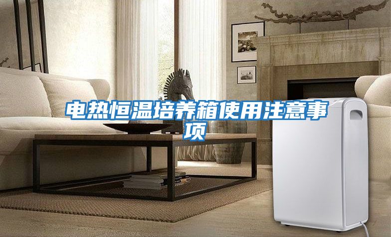 電熱恒溫培養箱使用注意事項